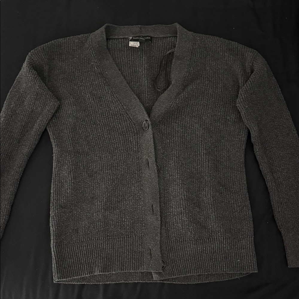 Banana Republic Charcoal Women's Cardigan